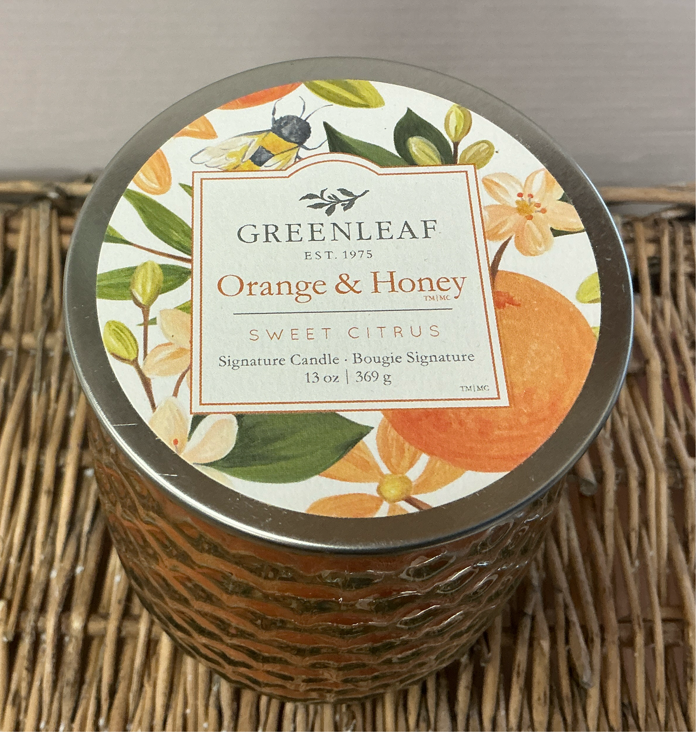 Candle - Orange & Honey - 13 oz.