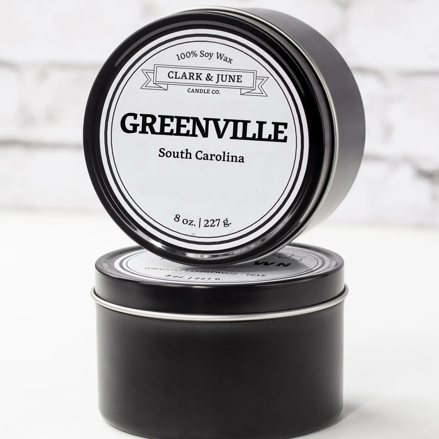 Candle - Greenville - Olive Leaf, Cedar, Black Fig - 8oz.