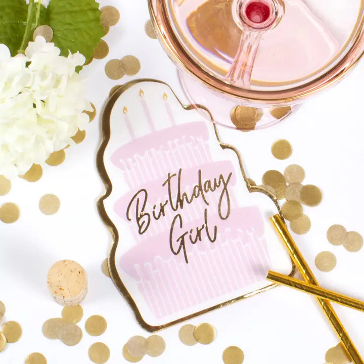 Napkins - Cocktail - Die Cut - Birthday