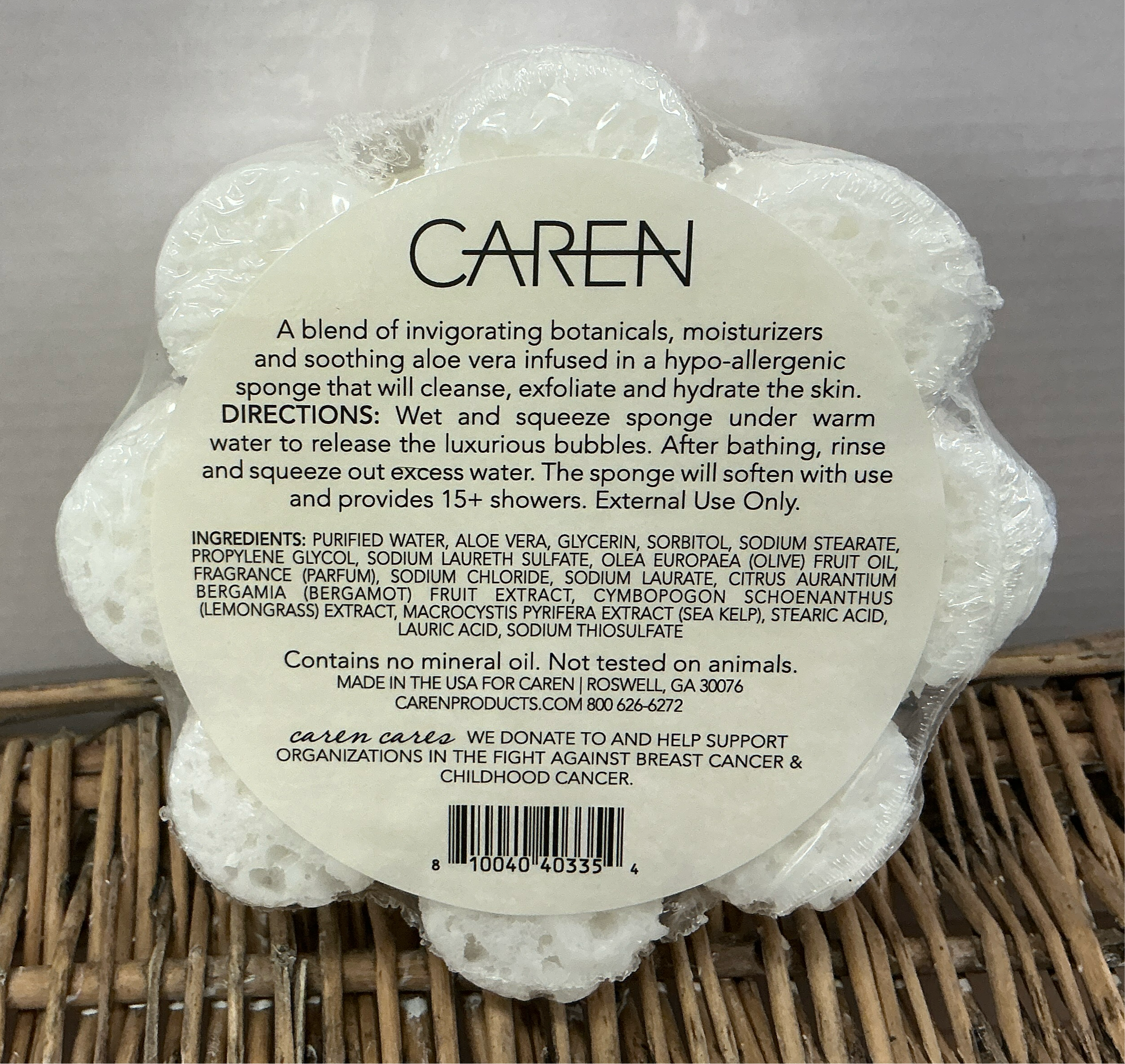 Personal Care - Soap in a Sponge - Smiley Face