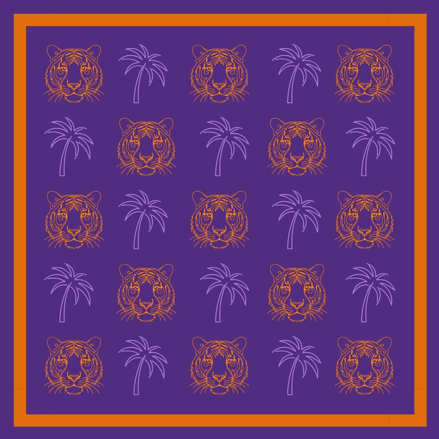 Gameday - Clemson - Scarf - Tiger Face