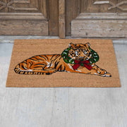 Seasonal - Tiger Wreath Coir Doormat