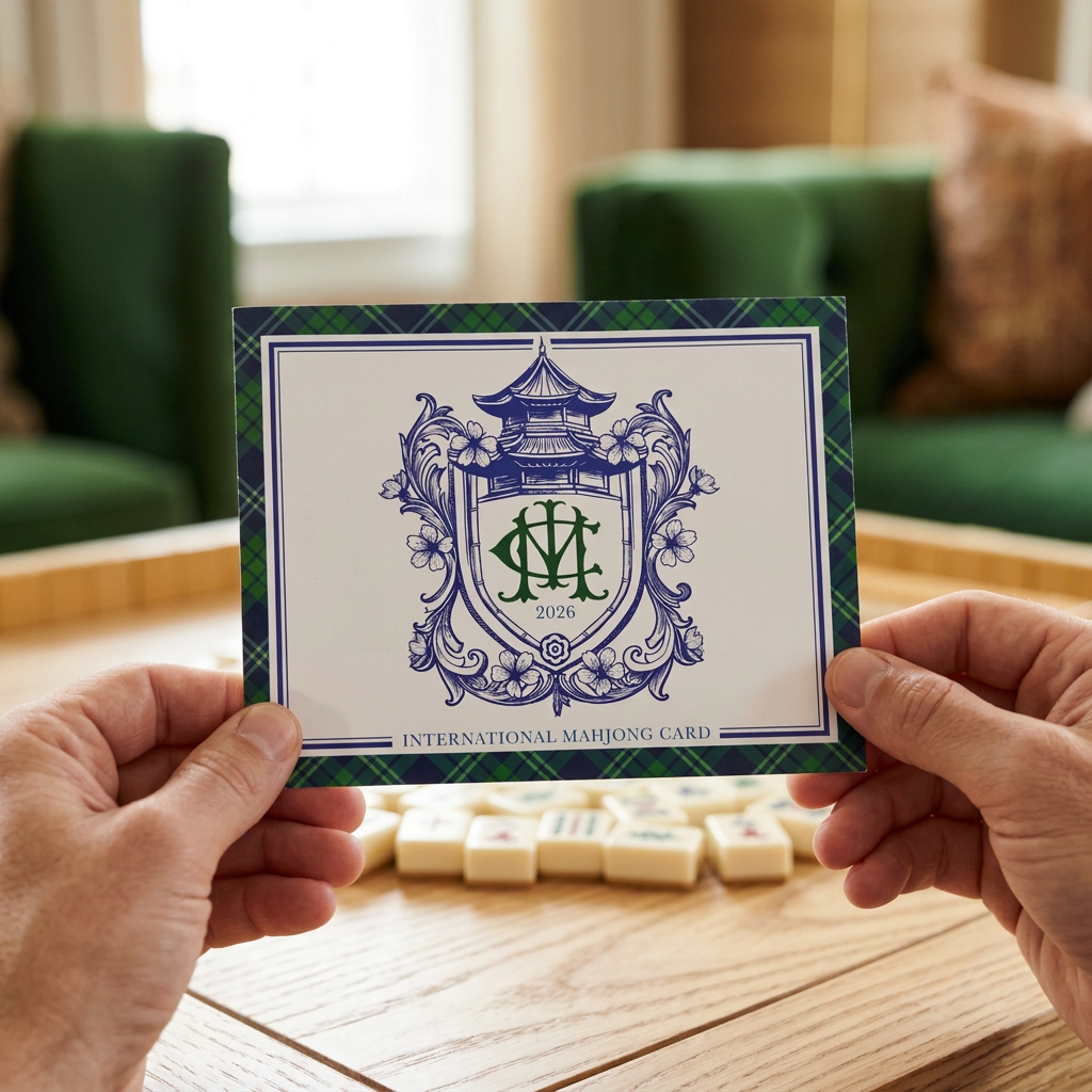 2026 Mahjong card held at the table