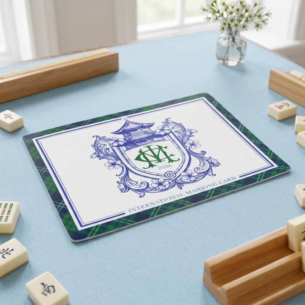 2026 Mahjong card on a game table