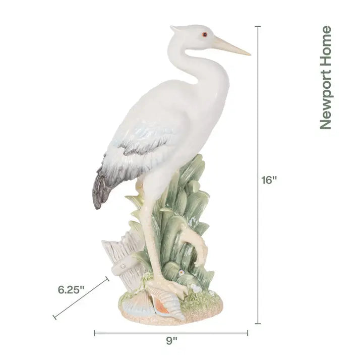 Tabletop - Sculpture - Standing Egret