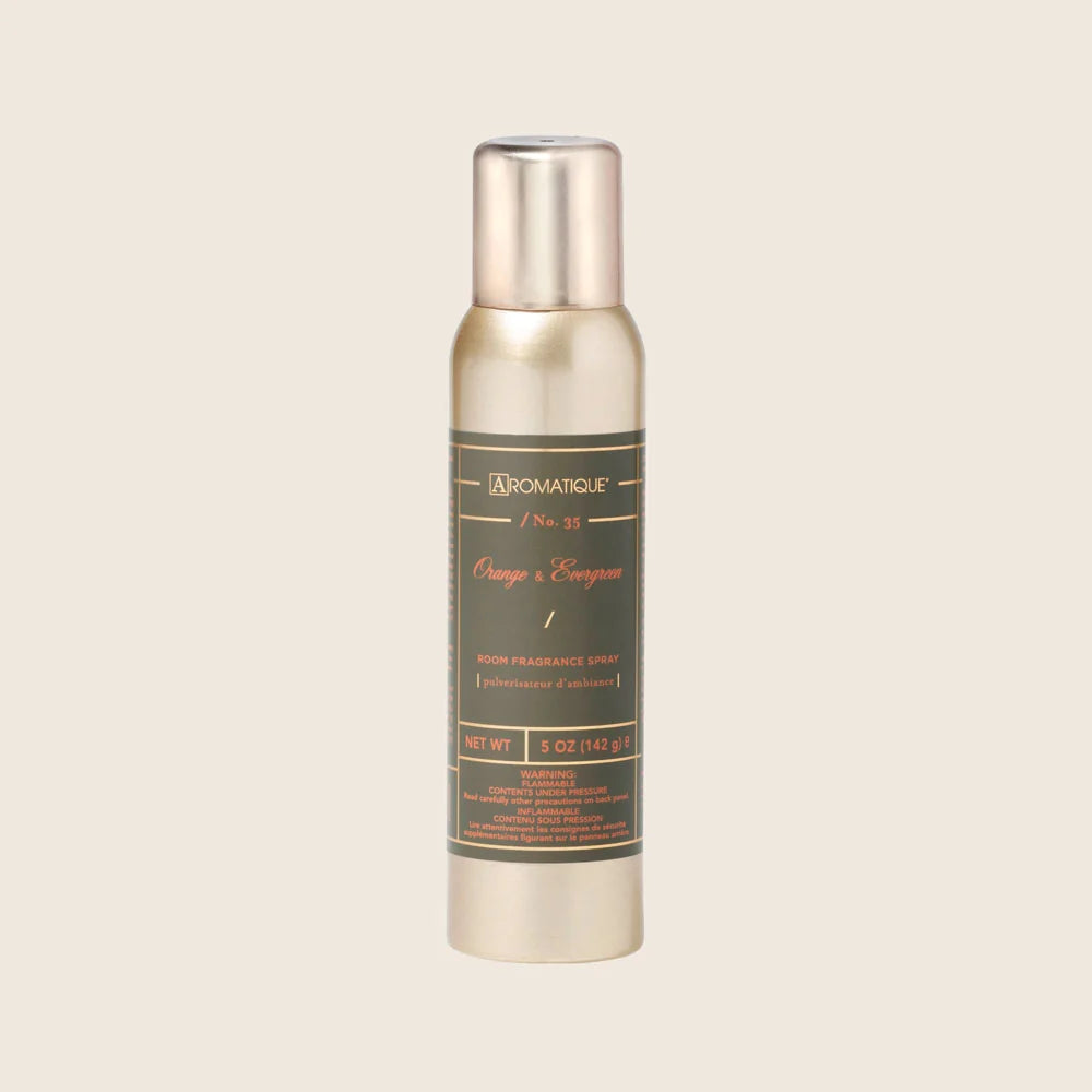 Orange and Evergreen Room Spray, 5 oz - Botanical Home Fragrance