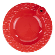 Home Decor - Bowl - Red - Raised Dot Rim - For Topper