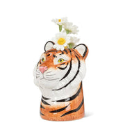 Tiger Bud Vase - Animal-Inspired Shelf & Table Decor