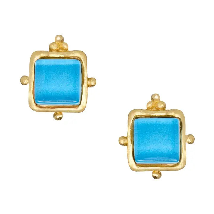 Charlotte Studs Parisian Blue