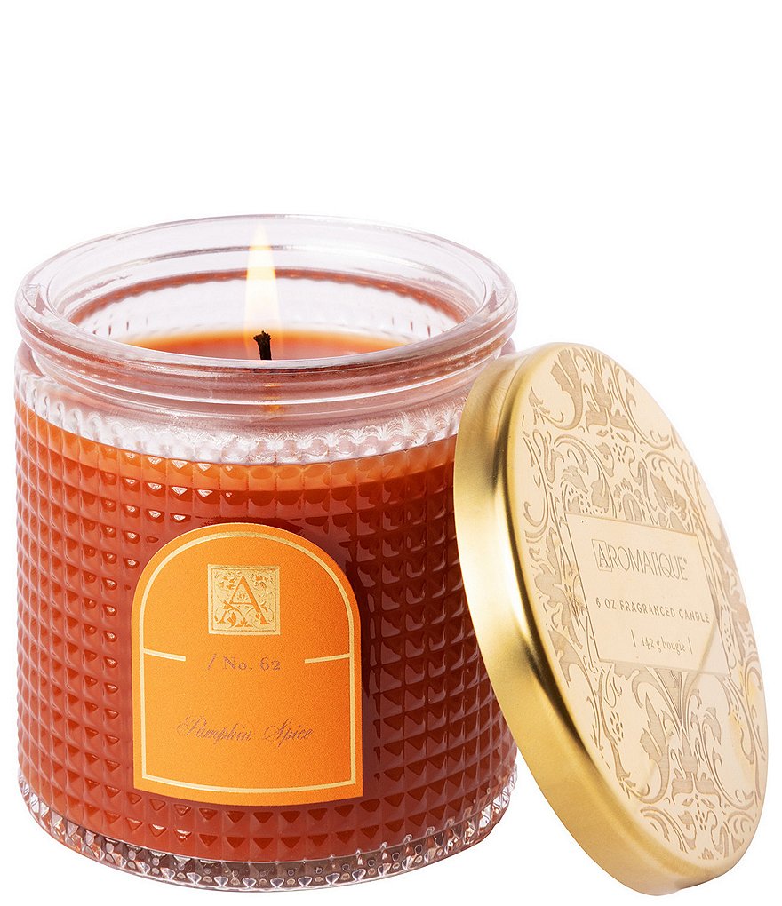 Seasonal - Candle - Pumpkin Spice - 6oz. Glass jar with gold lid 