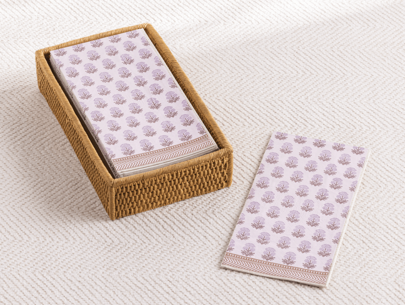 Home Decor - Napkin Holder - Set - Resin Guest Towel with Napkins