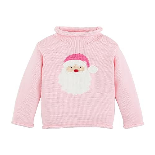 Seasonal - Children - Apparel - Santa Rollneck Sweater - Pink - Small