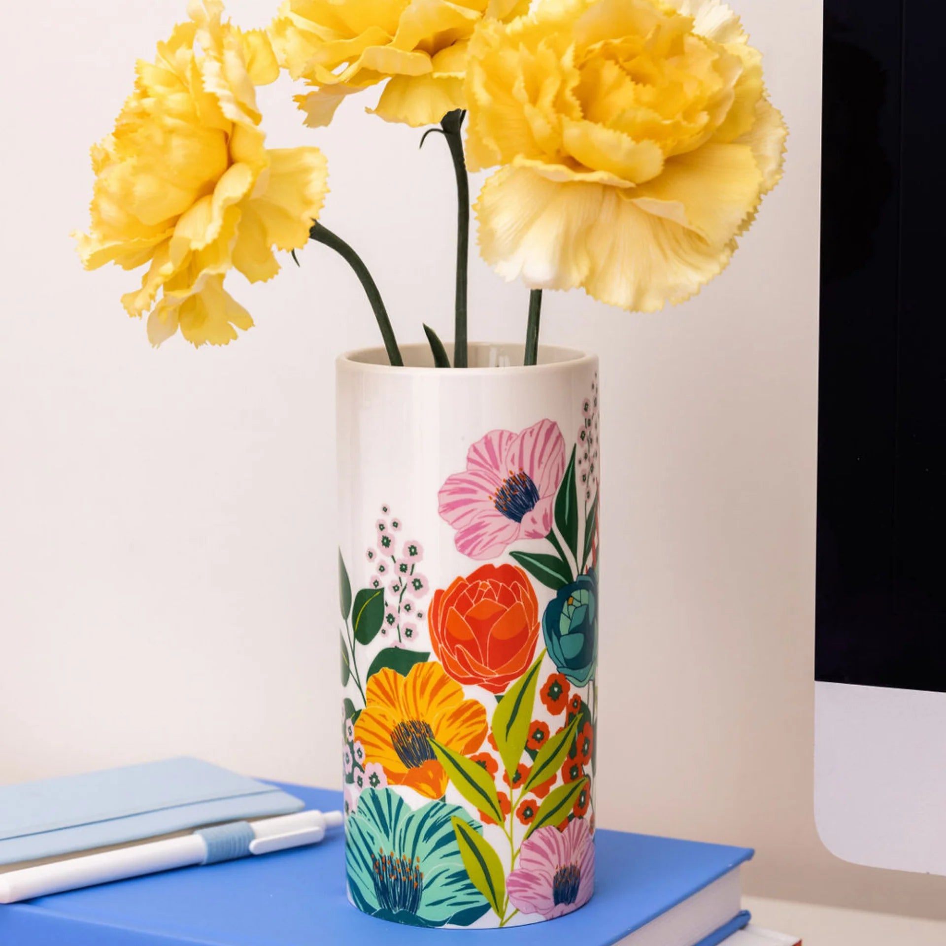Vase - Cylinder - Garden Blooms