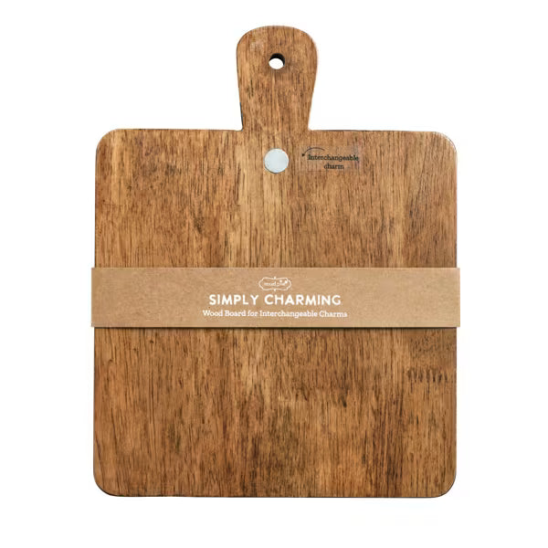 Pine Wood Magnetic Charm Charcuterie Board - Simply Charming Accessory Display