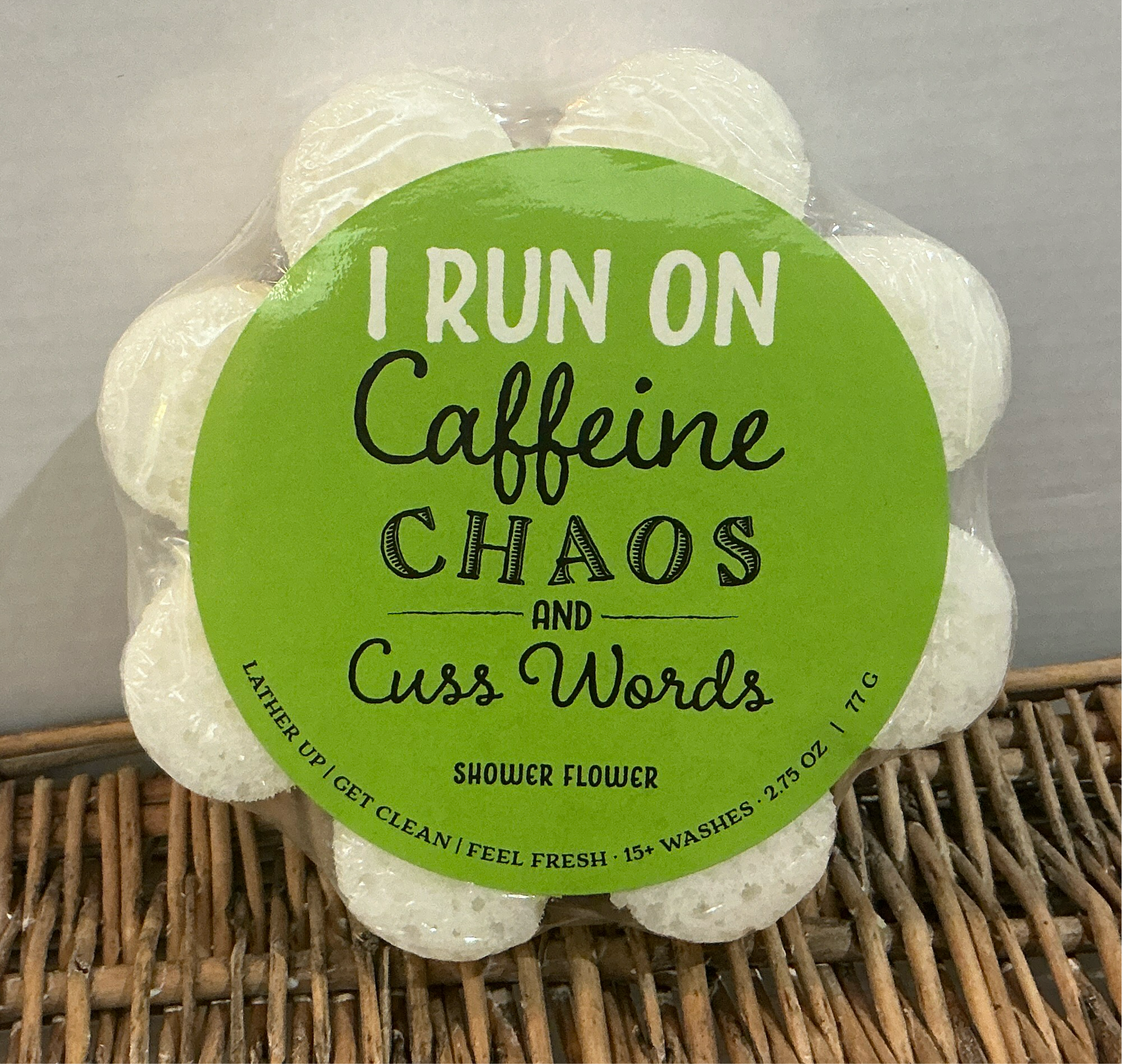 Personal Care - Soap in a Sponge - Caffeine, Chaos, Cuss Words