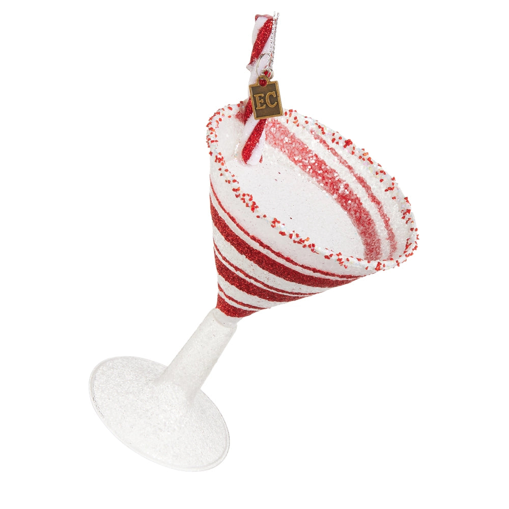 6" Glitter Pop Peppermint Christmas Ornament