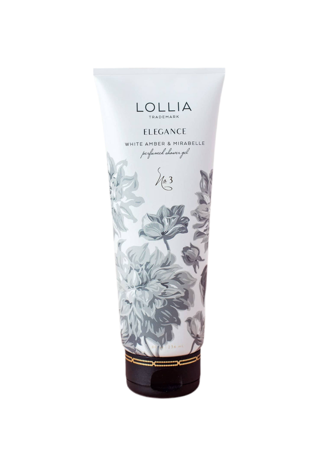 Shower Gel - Elegance - White Amber & Mirabelle