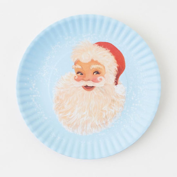 Seasonal - Platter - Melamine - Santa - 16"