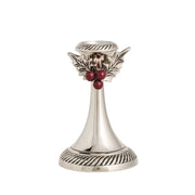 Seasonal - Holly Candlestick - Large - Aluminum 