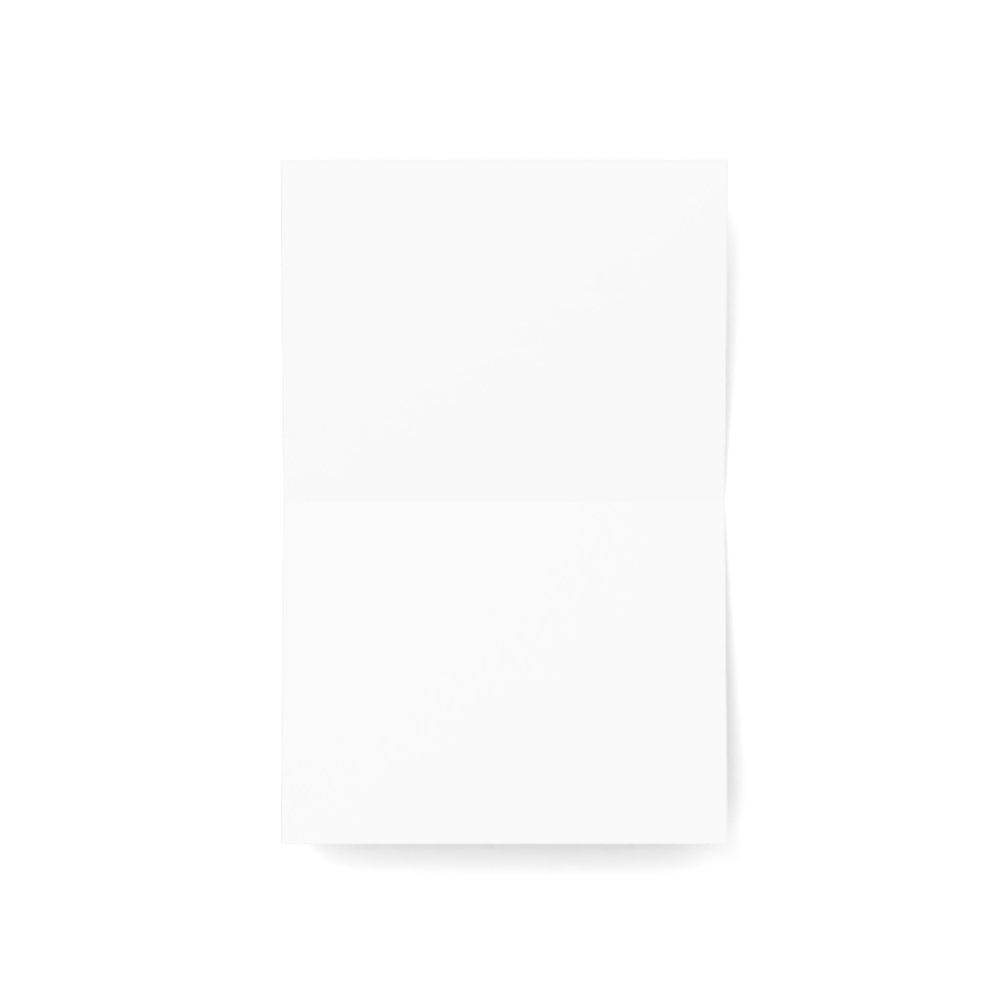 Blank Folded Greeting Cards — Blank White Note Cards (Single or Packs of 10/30/50)