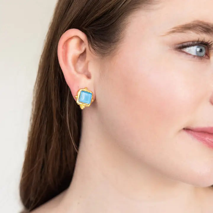 Charlotte Studs Parisian Blue
