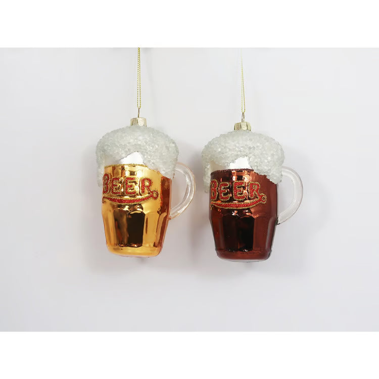Frothy Beer Mug Ornament - Whimsical Bar Decor
