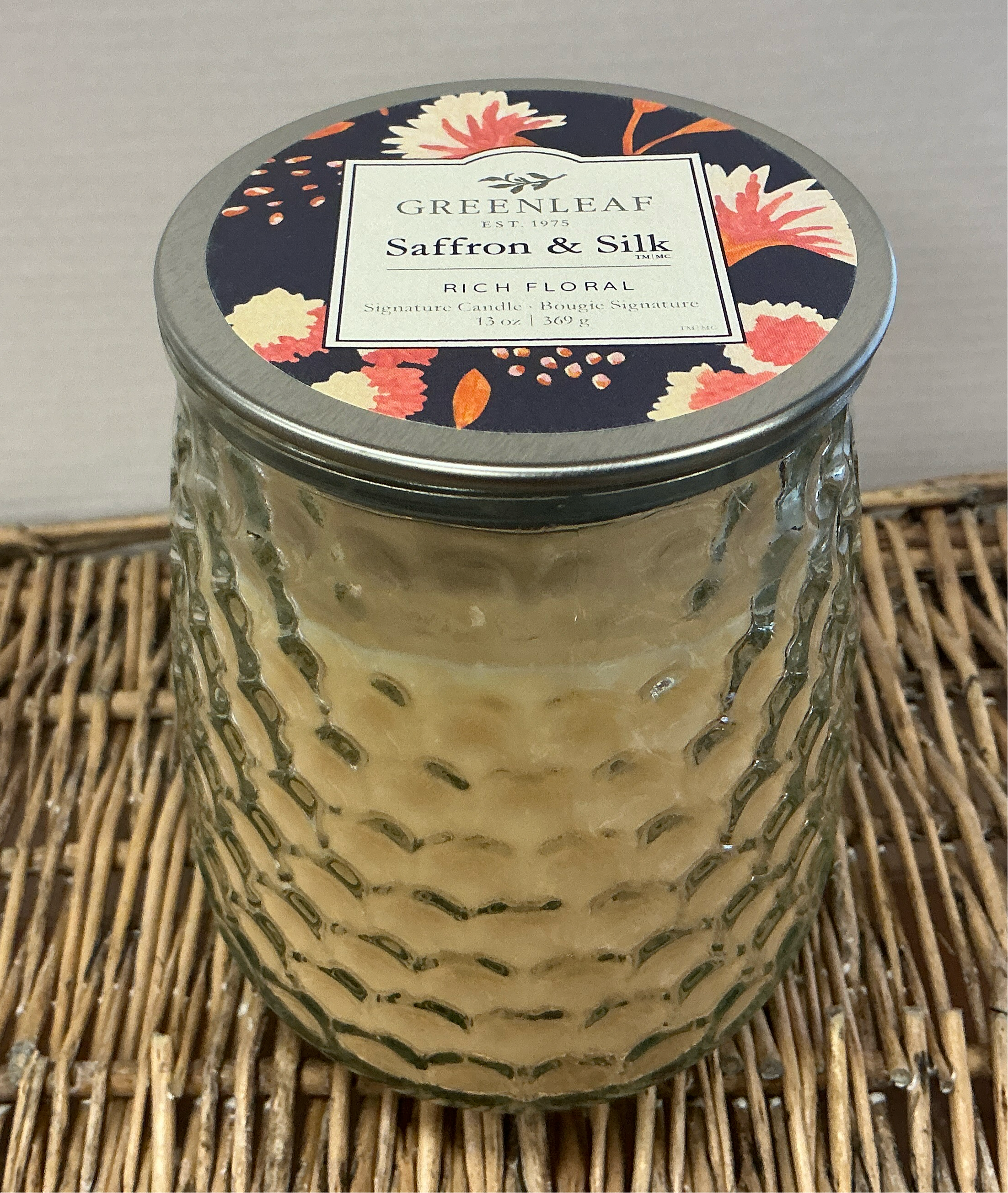 Candle - Saffron & Silk - 13 oz.