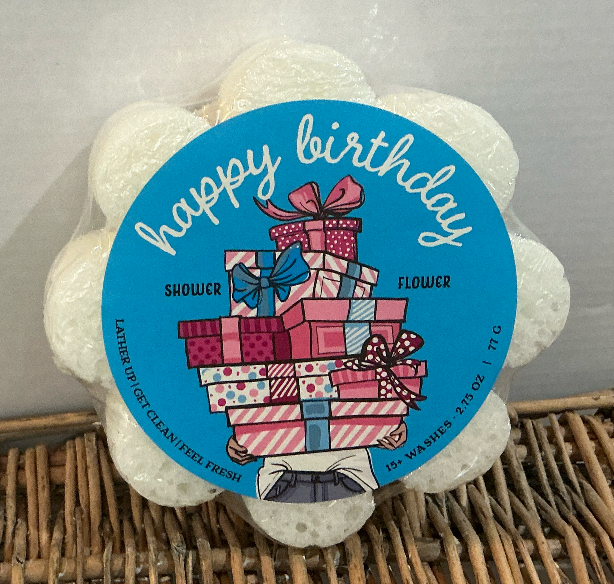 Personal Care - Soap in a Sponge - Happy Birthday