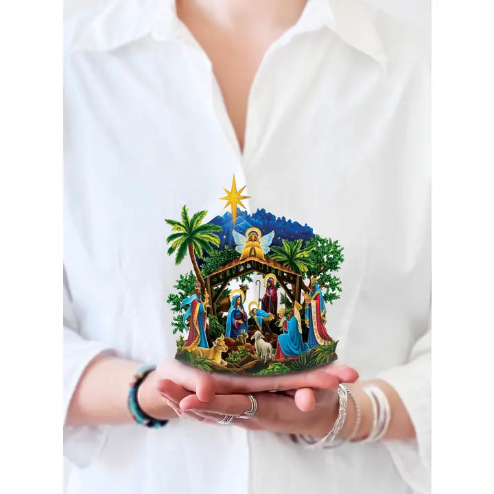 Seasonal - Mini Pop Up Card - Nativity