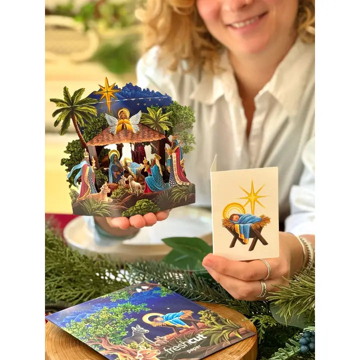 Seasonal - Mini Pop Up Card - Nativity