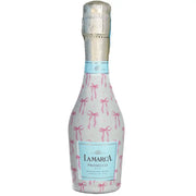 Barware - Mini Prosecco Collection Pink Bows Bottle Wrap - Six Pack