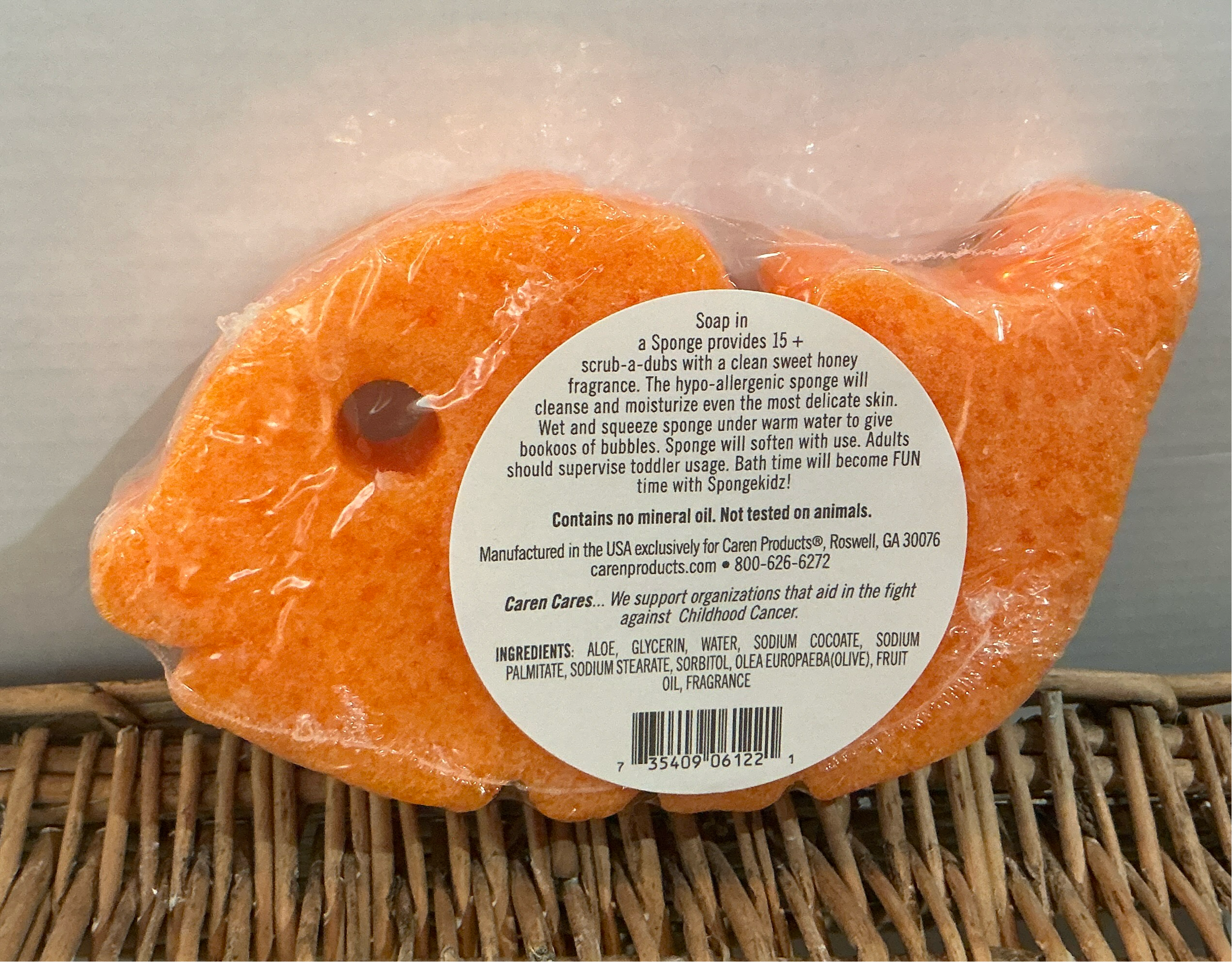 Personal Care - Kids - Soap in a Sponge  - Fancy the Fish