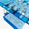 Game - Backgammon Tray - Blue Butterfly