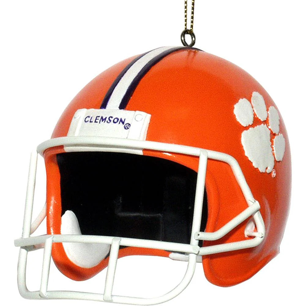 clemson football helmet kids Tigers BRXLZ Mini FOCO a shelf 3in Helmet Ornament - Clemson