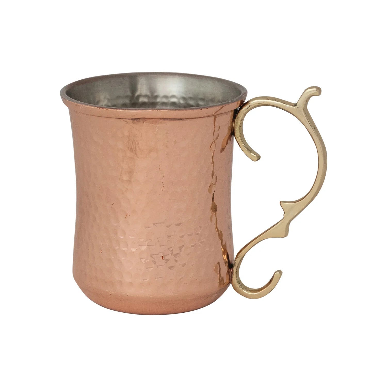 Barware - Mug - Hammered Stainless Steel