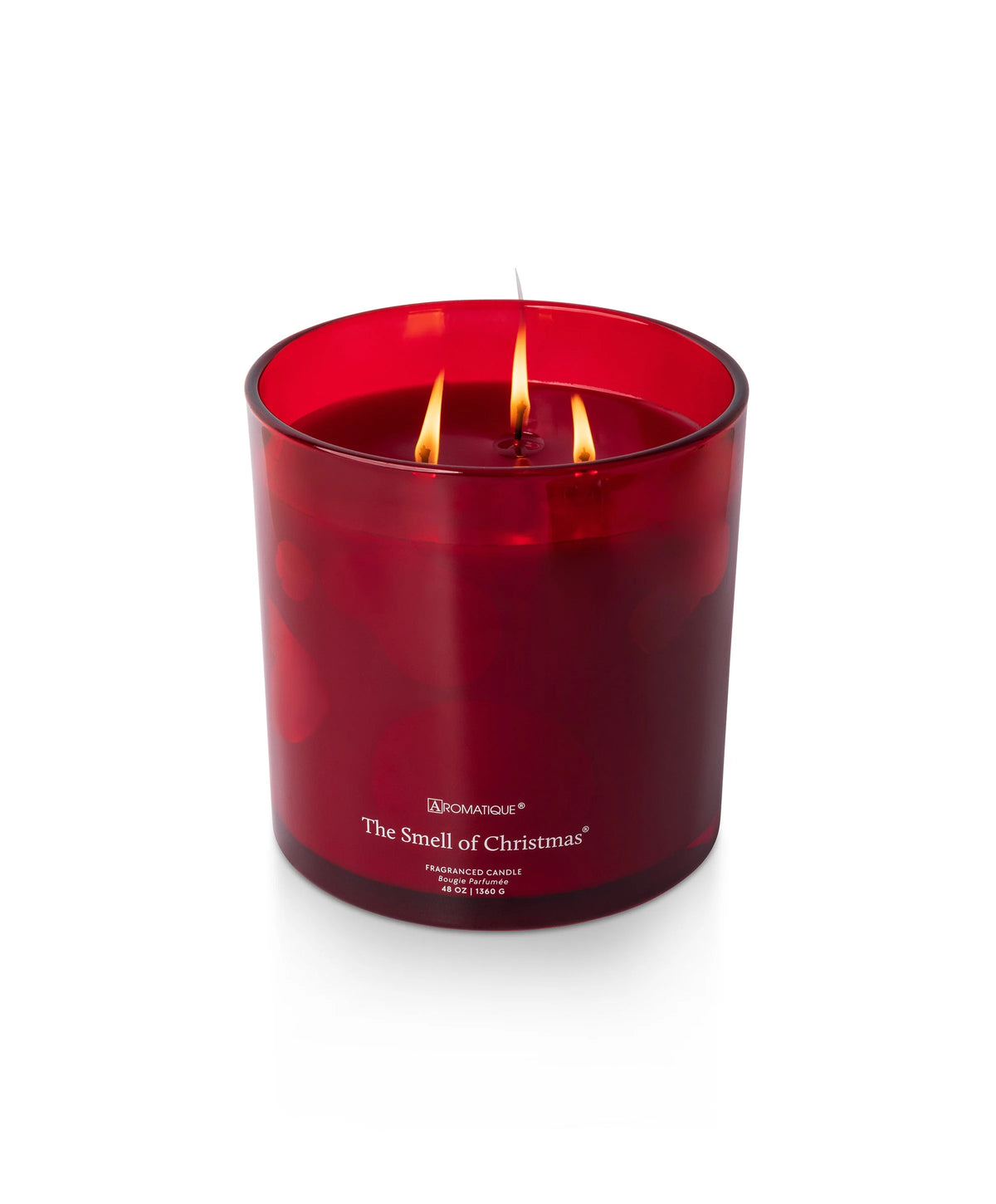 Smell of Christmas Candle - 48 oz Red Foundry Glass Jar