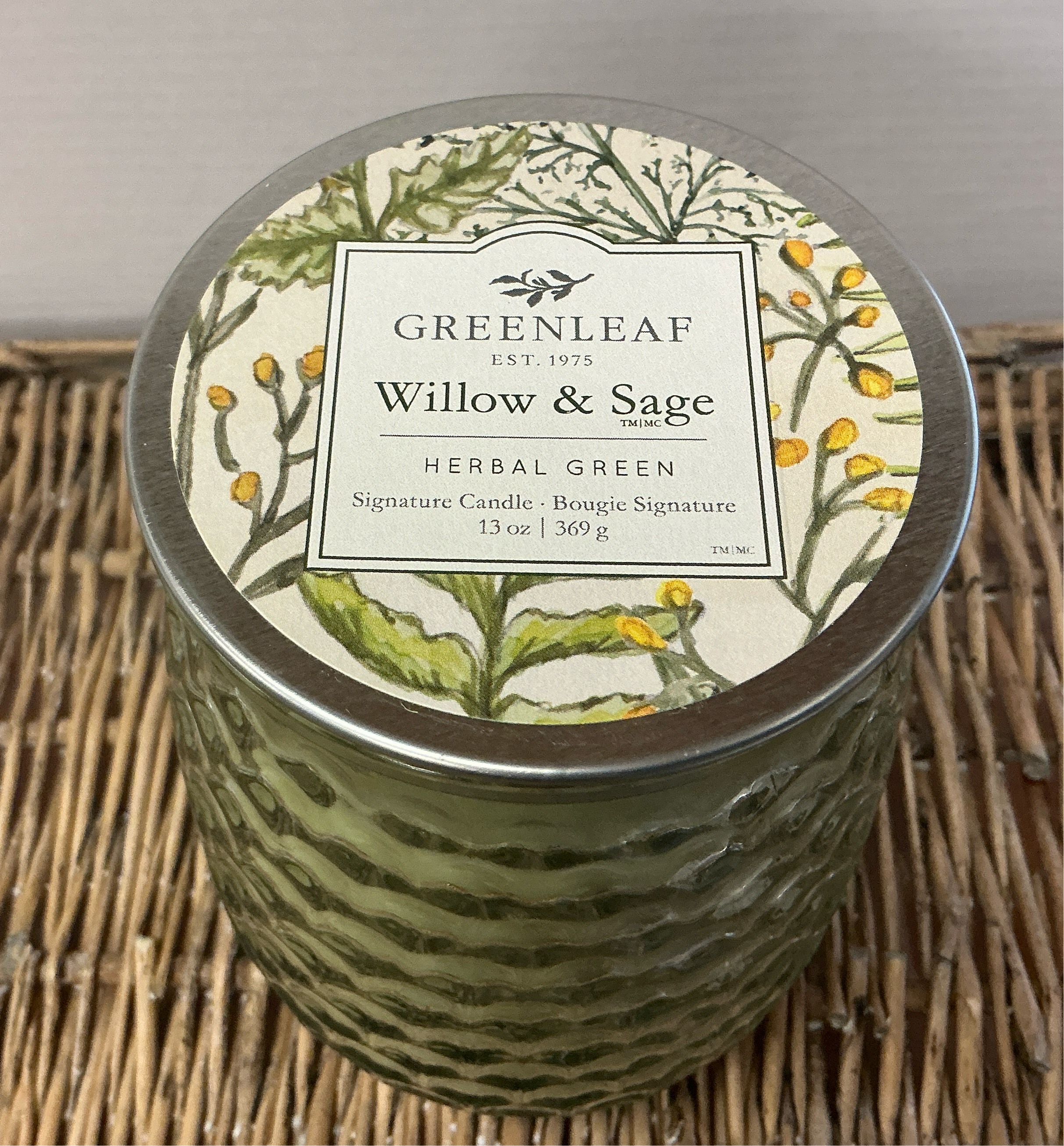 Candle - Willow & Sage - 13 oz.