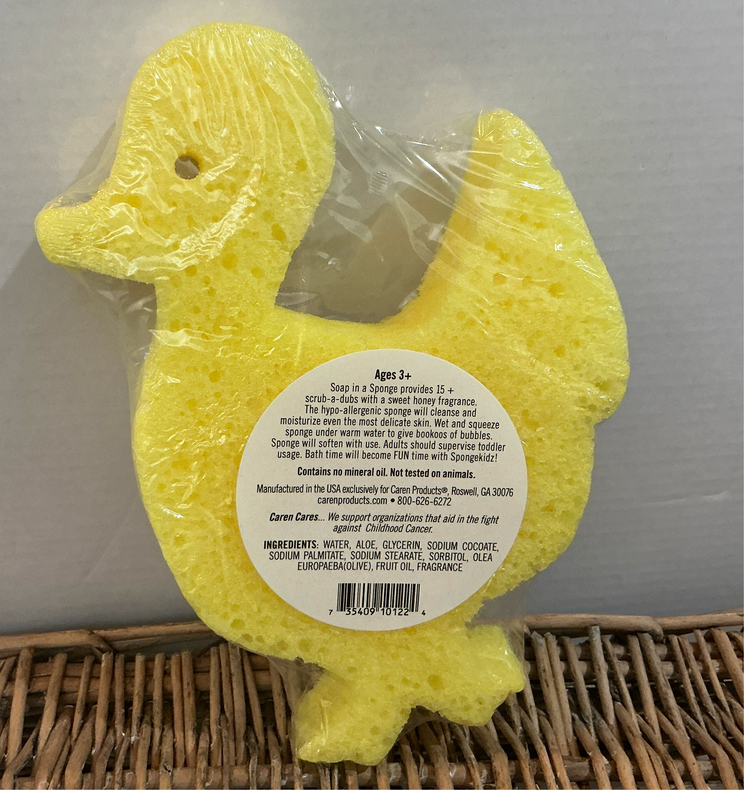 Personal Care - Kids - Soap in a Sponge - Dilly the Duck
