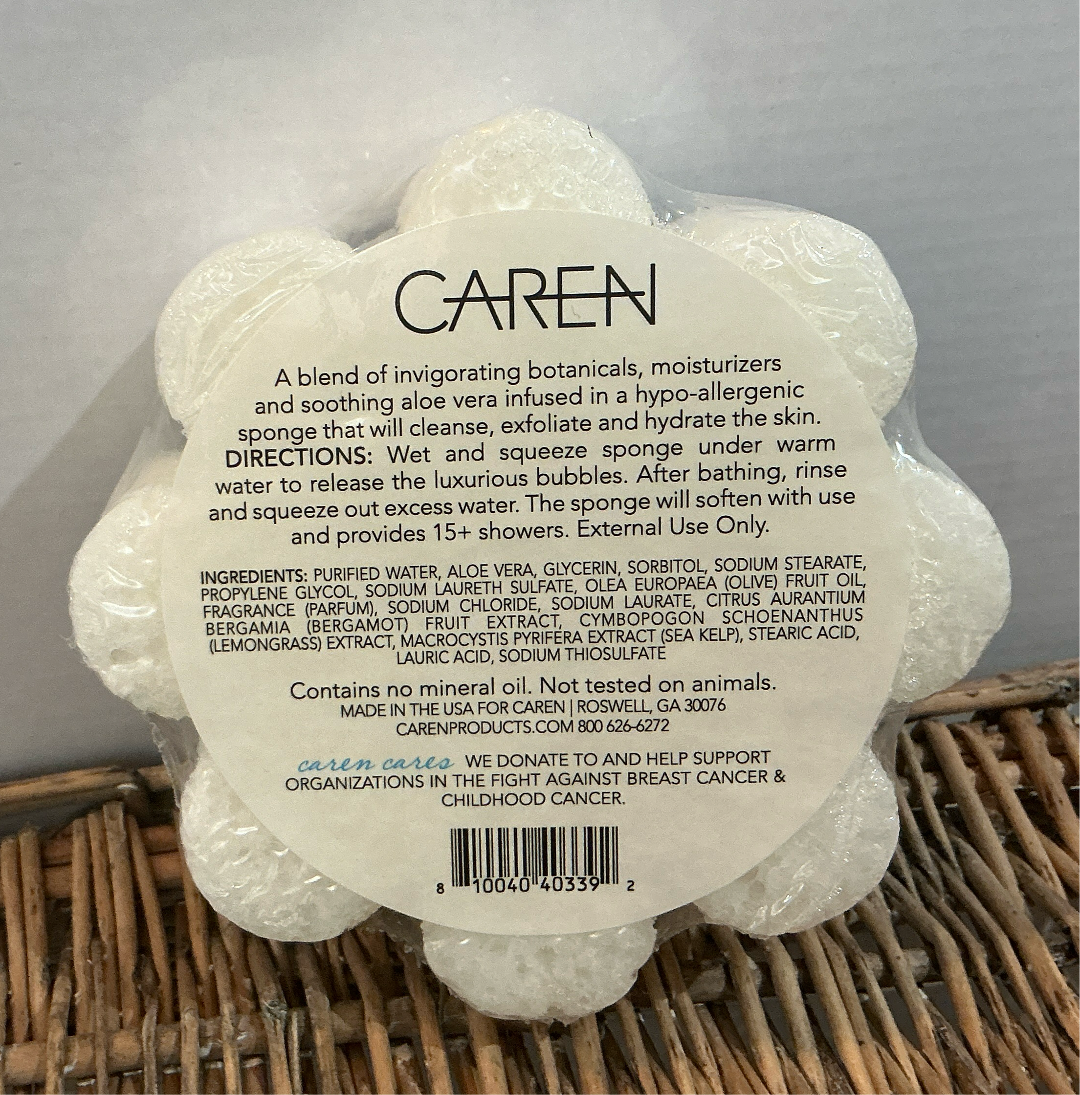 Personal Care - Soap in a Sponge - Happy Birthday