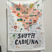 Towel - South Carolina - Angela Staehling Print