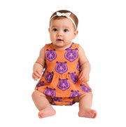 Gameday - Clemson - Poplin Onesie Dress - 3-6 months