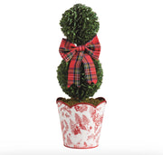 Seasonal - Boxwood Topiary - Toile - Small