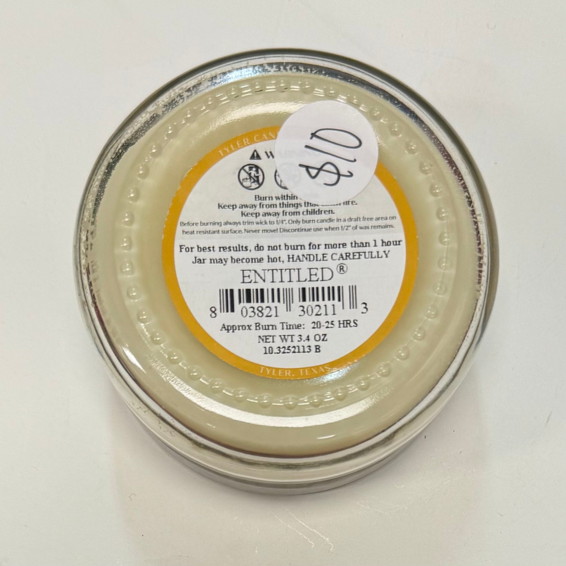 Home - Candle - Entitled - 3 oz.