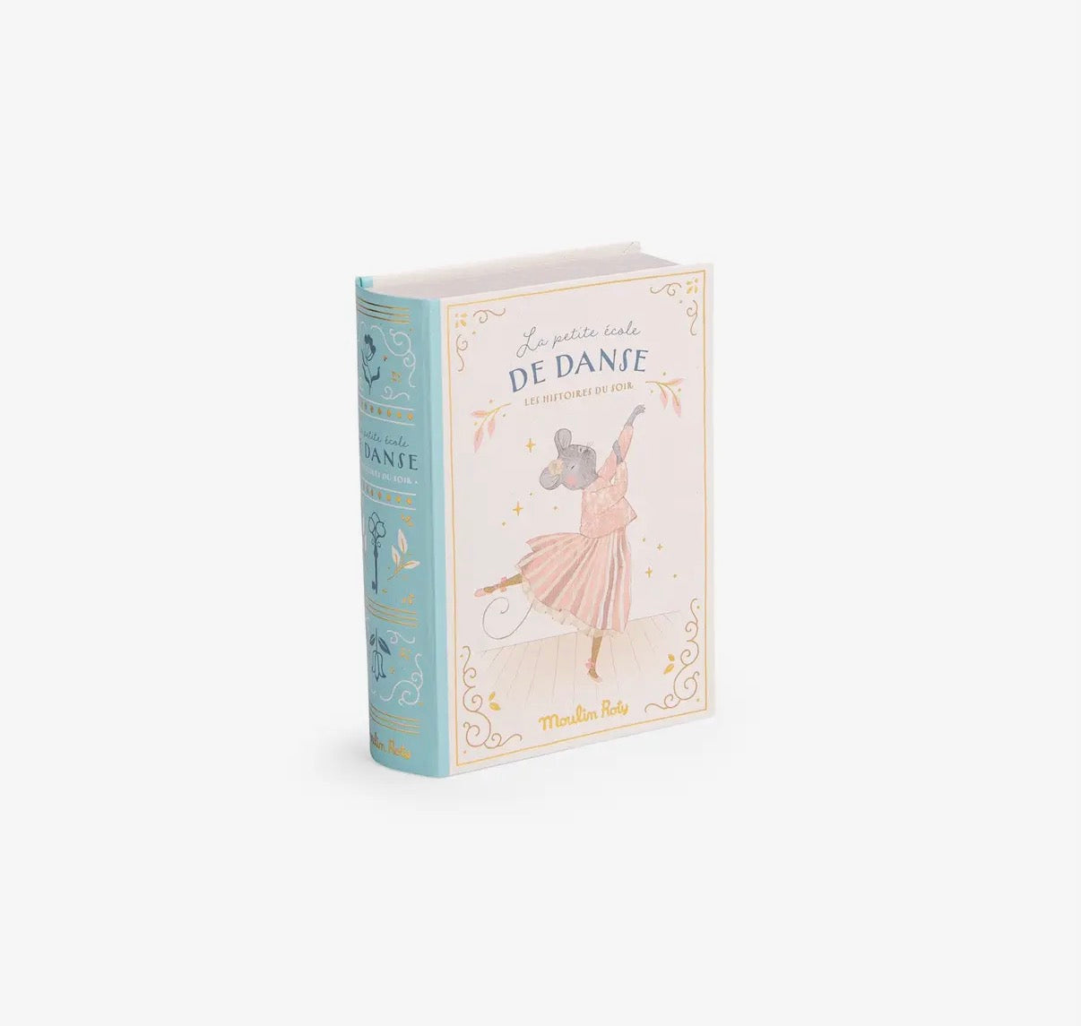 Book titled 'De Danse' with a dancer illustration on a white background