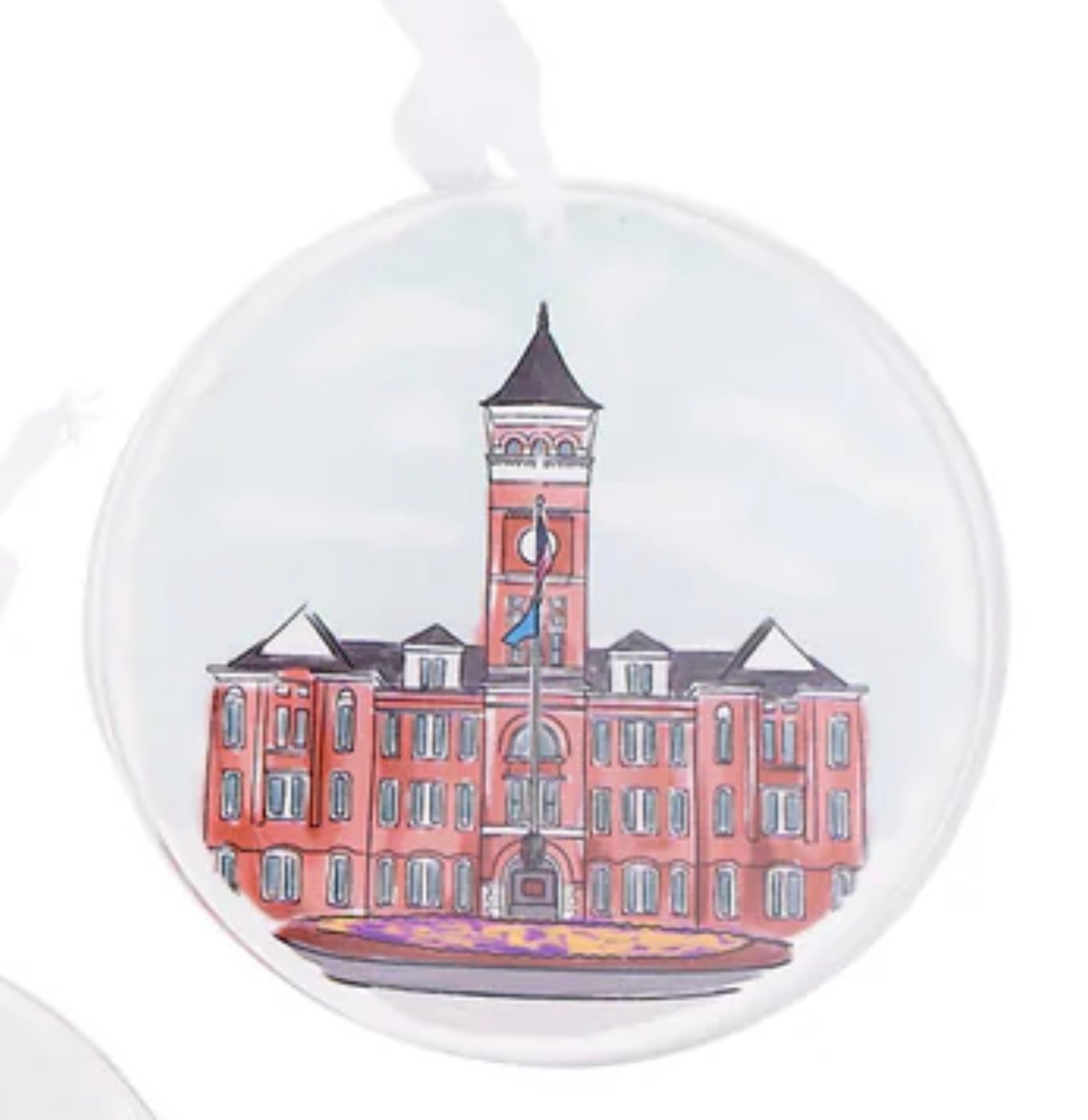 Seasonal - Ornament - Clemson - Acrylic Disc
