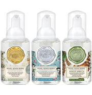 Seasonal - Mini Foaming Hand Soap set of 3 - Peace, Winterberry, Spruce with white background 