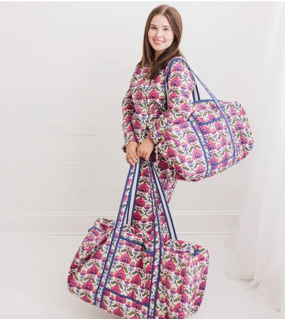 Accessories - Duffle Bag - Large Quilted - Primrose Luxe