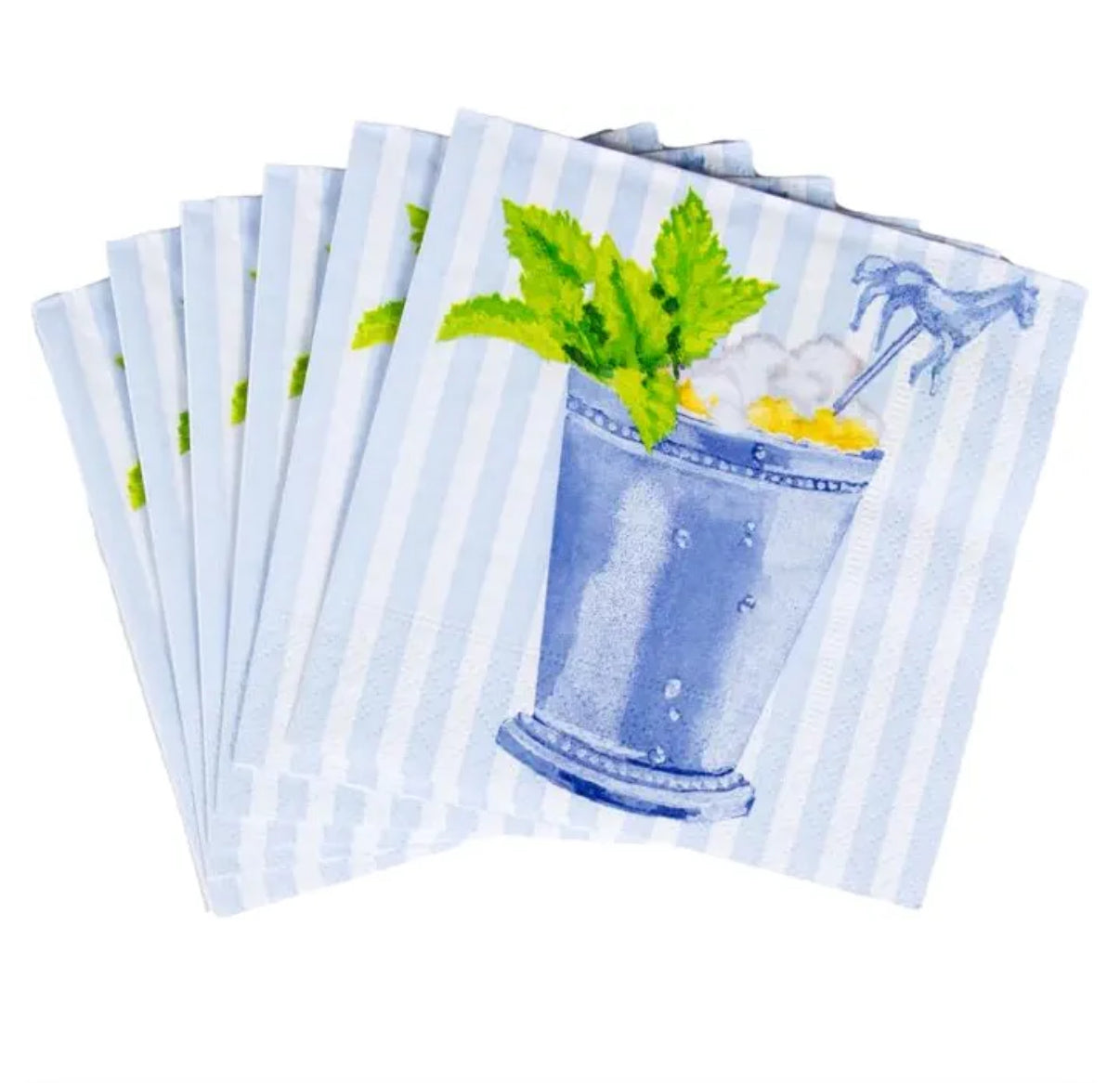 Napkins - Cocktail - Mint Julep