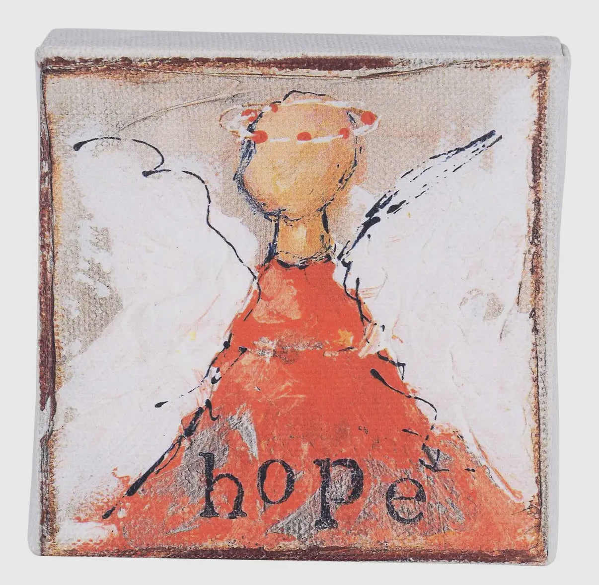 Art - Mini Canvas - Hope - Red Angel