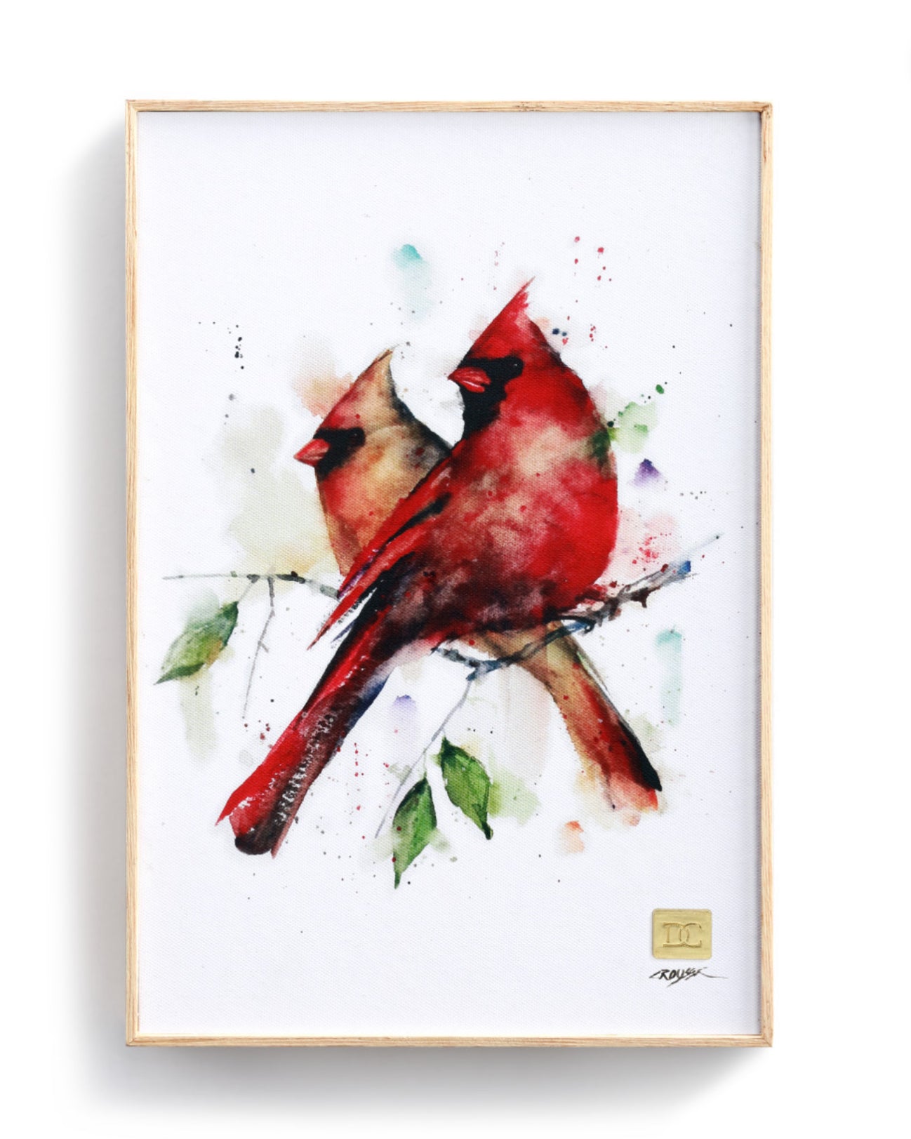 Art - Cardinal Pair - 12’ x 8”